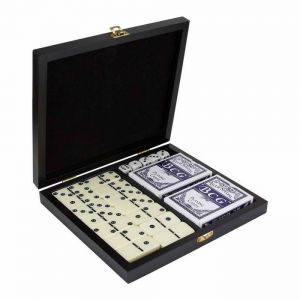 JUEGO DE DOMINO Y CARTAS ARUA personalizada
